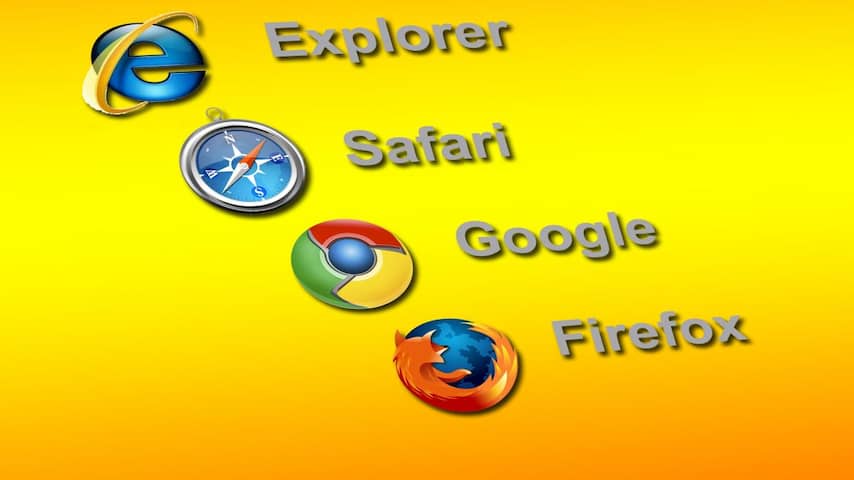 Internet explorer, browsers, Chrome, Firefox, Safari