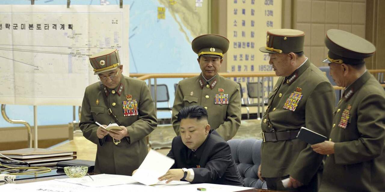 Foto toont overzicht wapens Noord-Korea