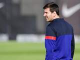 Barcelona traint nog zonder Messi