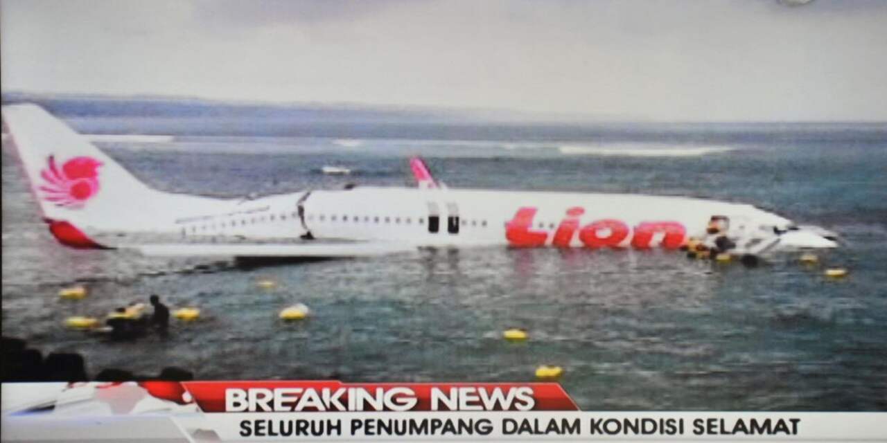Geen doden bij vliegtuigcrash Bali