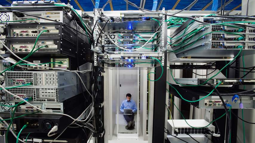 Servers netwerk cybersecurity
