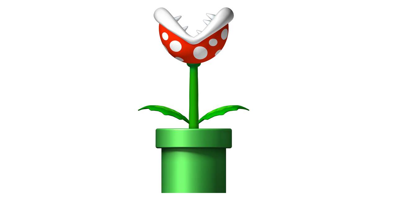 Man bouwt vuurspuwplant uit Super Mario Bros