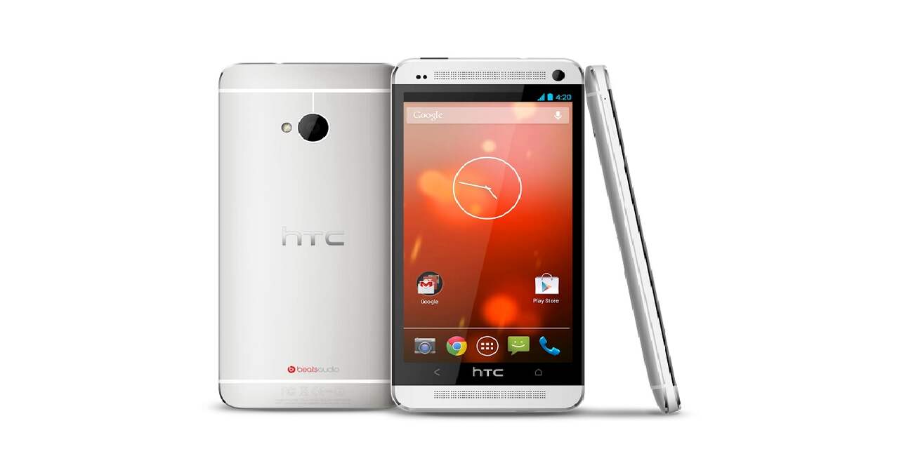 Google introduceert HTC One met kale versie Android