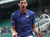 Djokovic worstelt zich langs Kohlschreiber