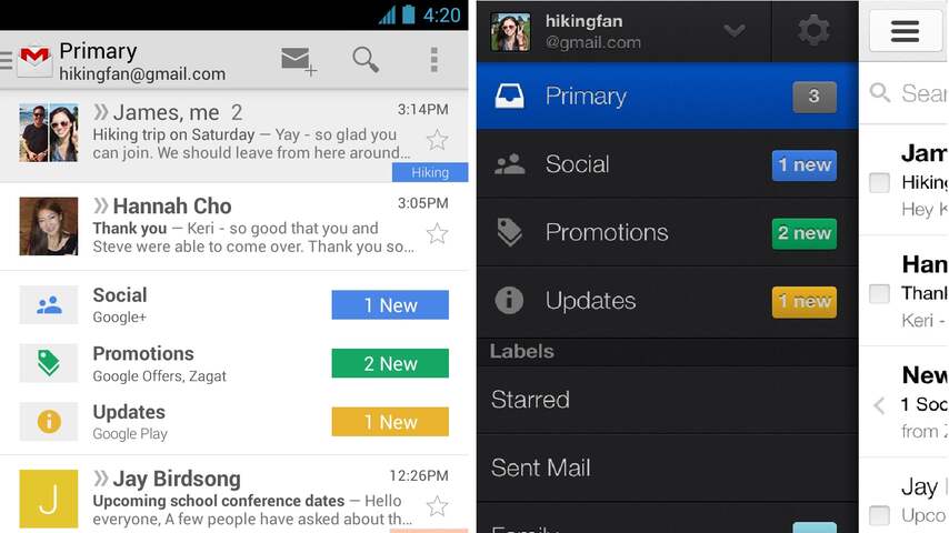 Nieuwe Gmail-app