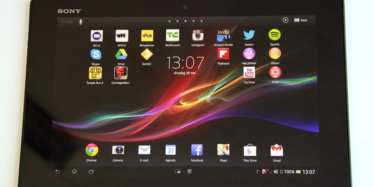 Review: Xperia Tablet Z is mooi en vederlicht
