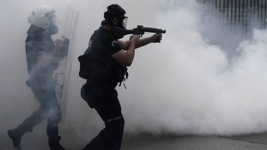 Taksimplein Istanbul Turkije politie