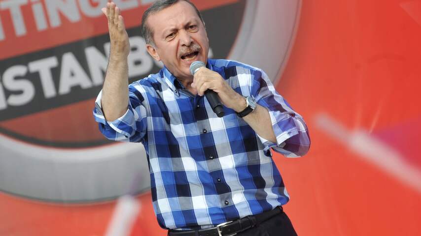 Aanhangers Erdogan bijeen