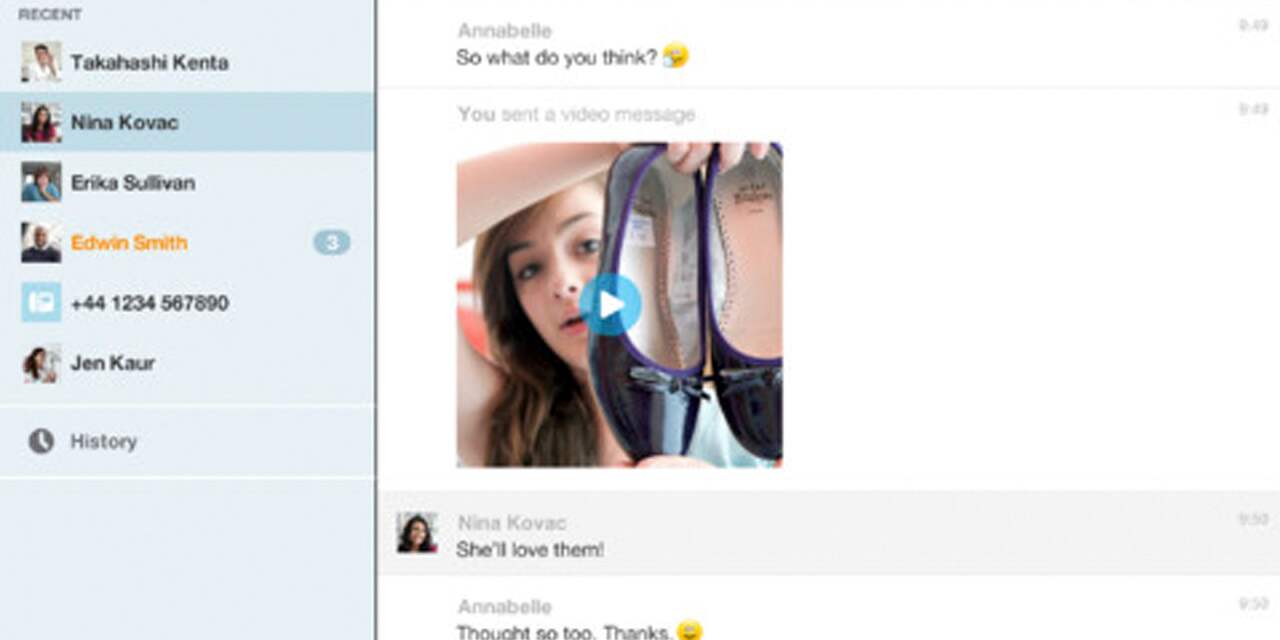 Onbeperkt videochatten in nieuwe Skype voor iOS