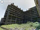 Google heeft het verlaten eiland Hashima op Street View gezet. Het Japanse eiland is gebruikt in de film Skyfall.