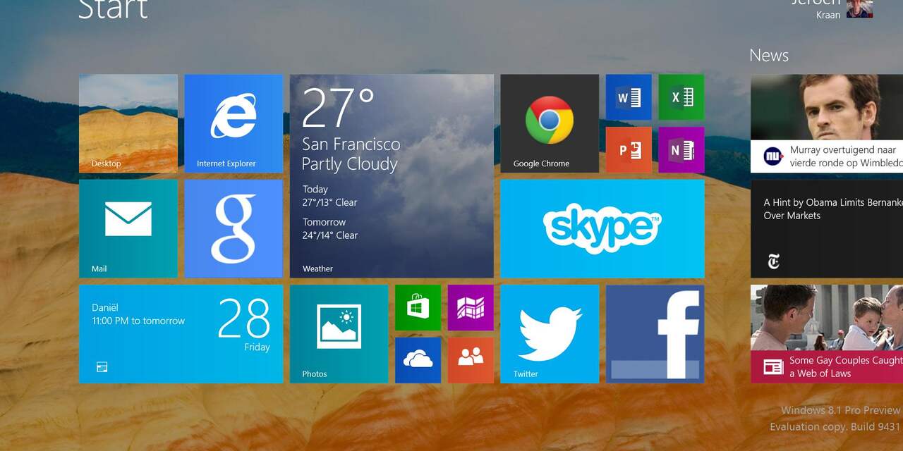 Hands-on: Windows 8.1 met veelbelovende verbeteringen
