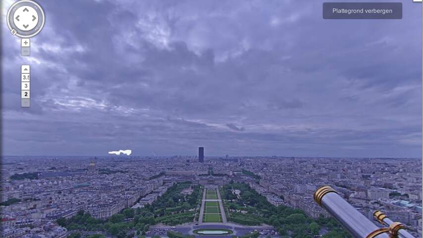 Eiffeltoren op Street View