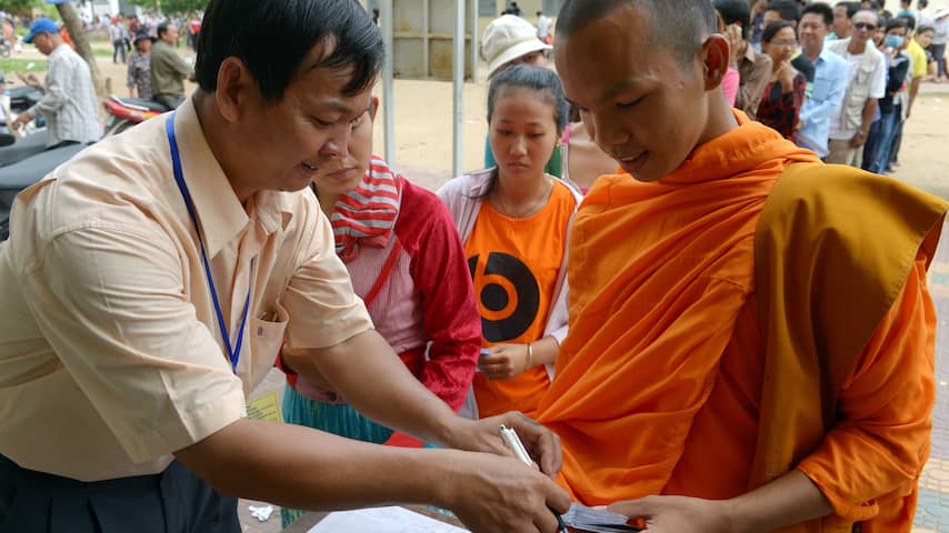 Verkiezingen Cambodja
