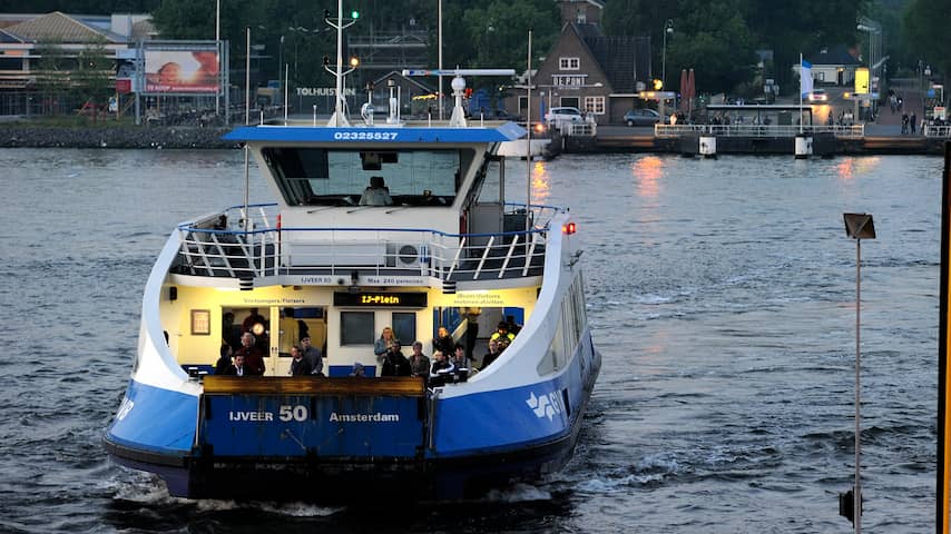 pont veerboot Amsterdam IJ GVB