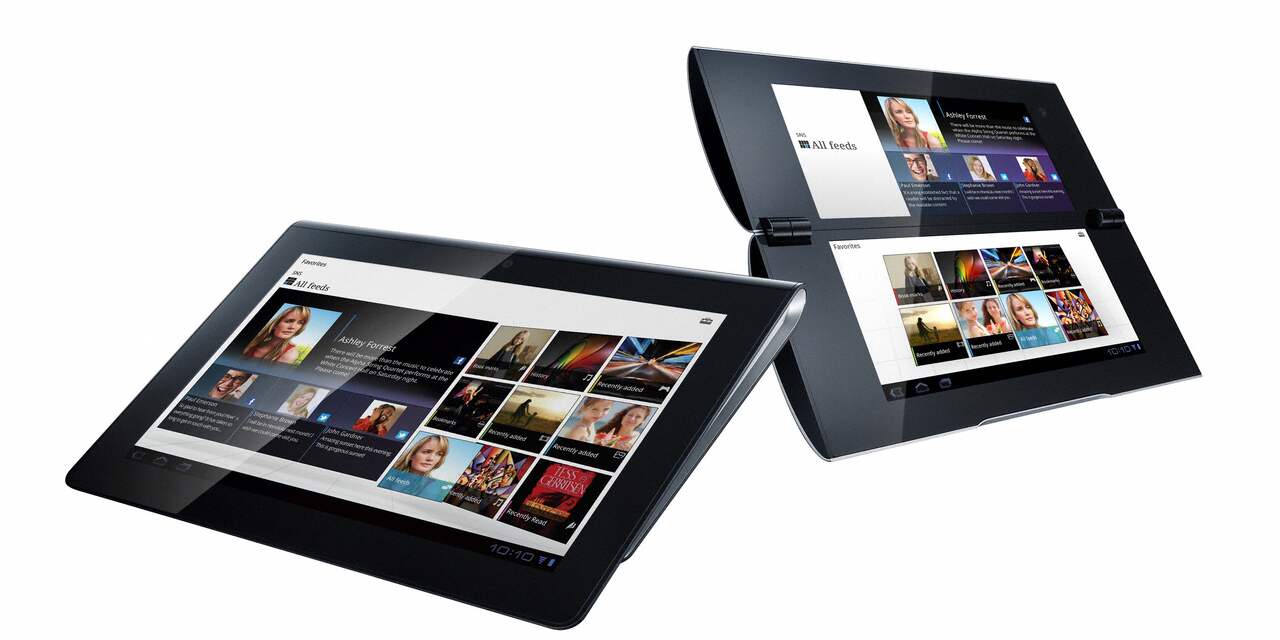Sony presenteert asymmetrische en opvouwbare tablet