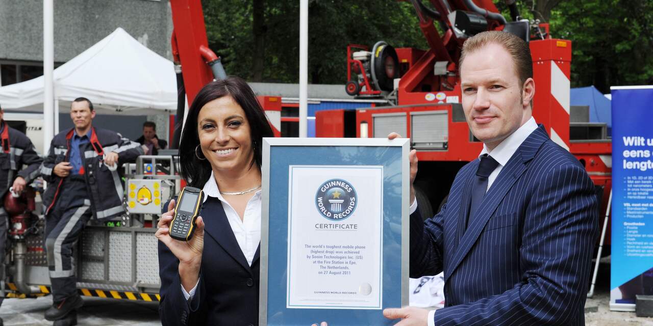 Sonim vestigt Guinness World Record
