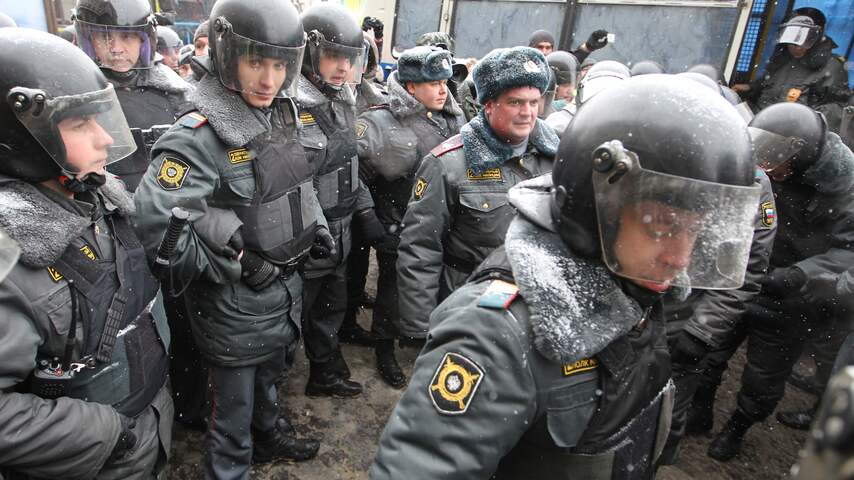 Rusland, Politie, Protest