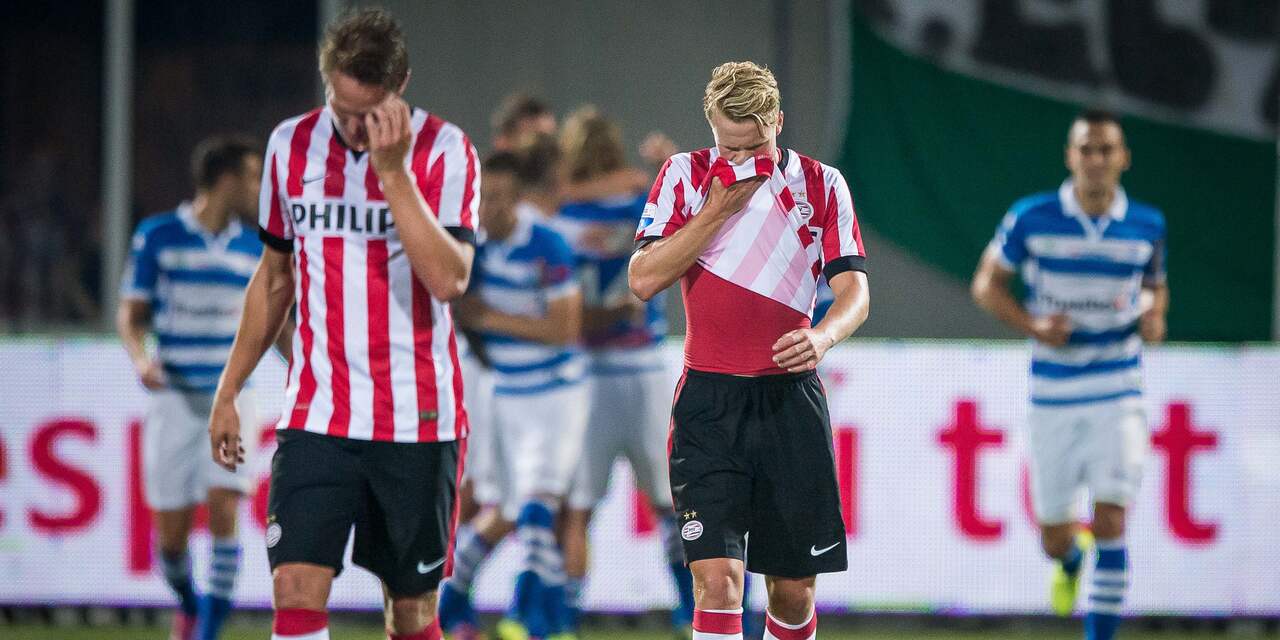 Cocu noemt verlies PSV 'onterecht'