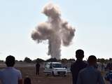 Woensdag 8 oktober: Een rookpluim stijgt op na een luchtaanval door de coalitie bij Kobani in Syrië.