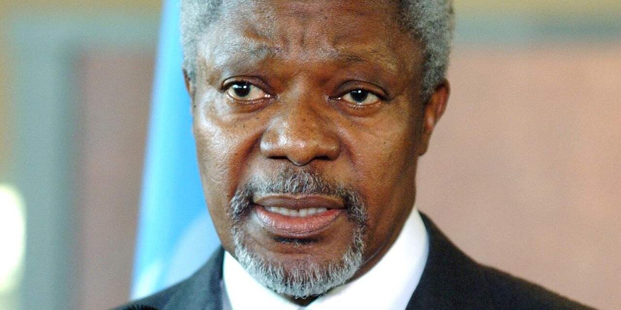 Kofi Annan komt dit najaar naar Amsterdam