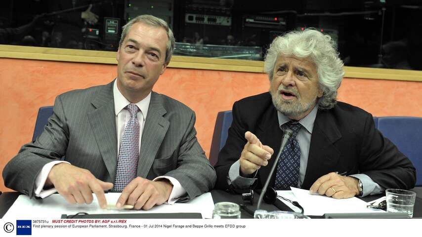 Grillo en Farage van EFDD