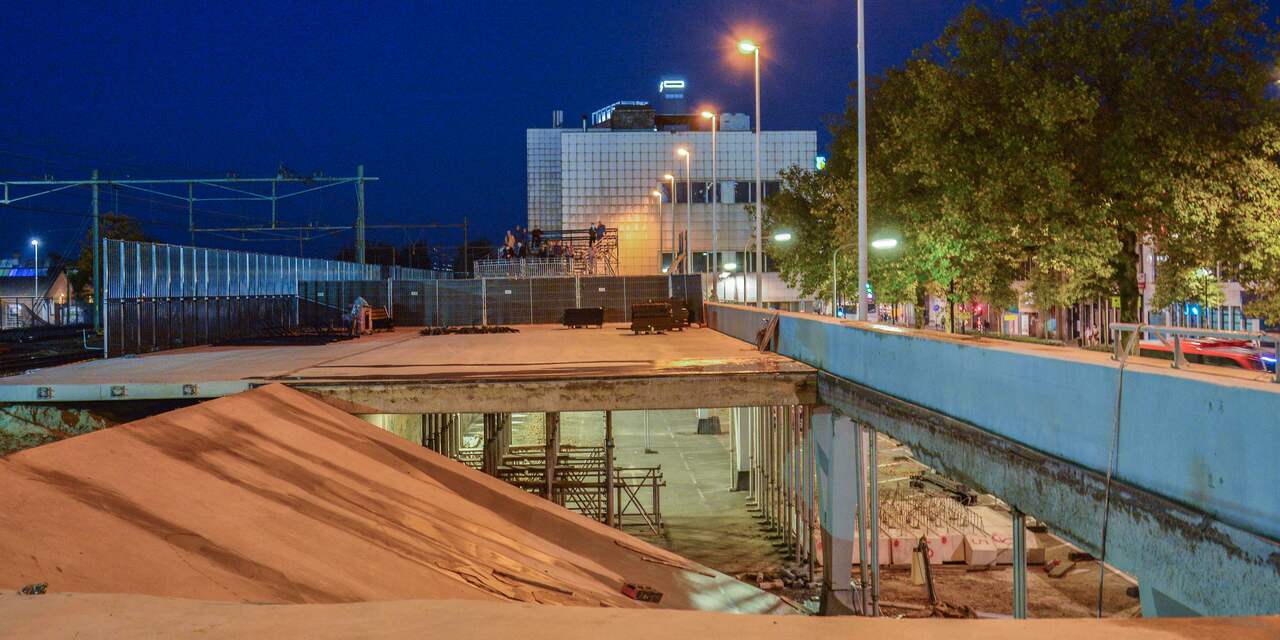 Plaat valt naar beneden bij bouw tunnel station Tilburg NU Het laatste nieuws het eerst op NU.nl