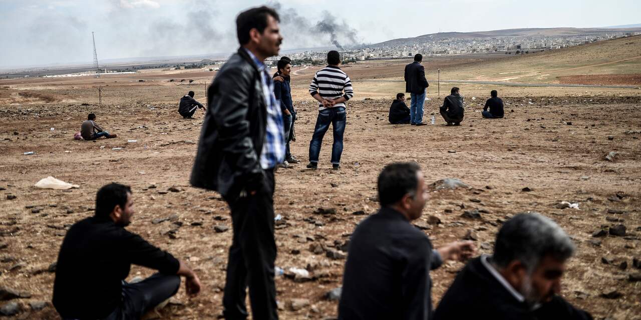 Luchtaanvallen op IS-doelen bij Kobani