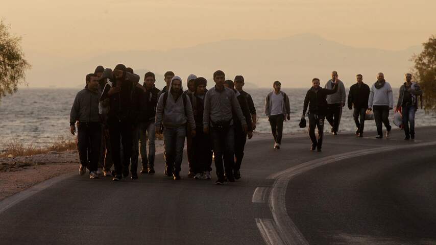 Syrische vluchtelingen in Griekenland