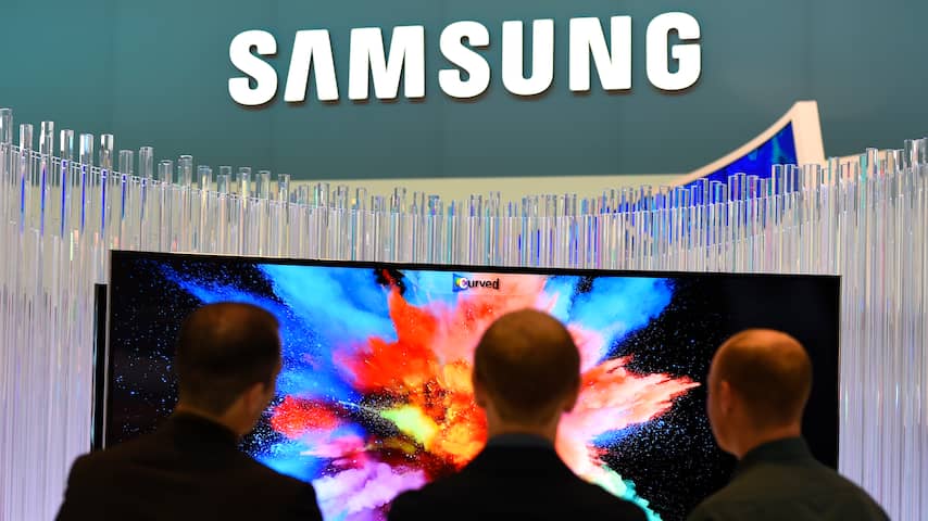 Samsung televisie gebogen scherm