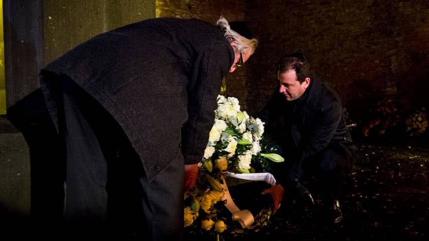 Herdenking Kristallnacht in Amsterdam