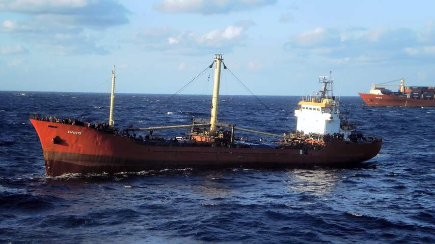 Migrantenschip in nood bij Kreta