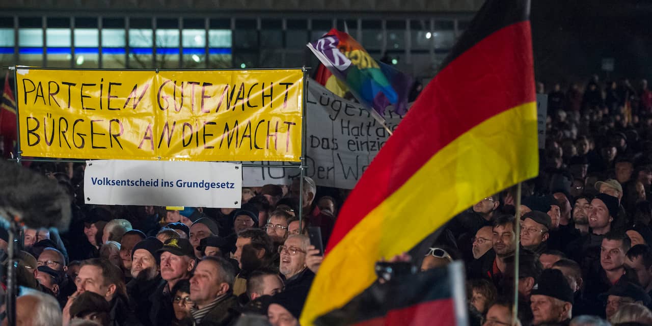 Recordaantal anti-islambetogers in Dresden