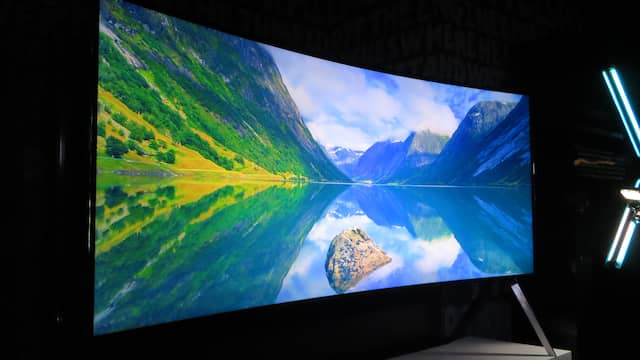 Een van de eerste quantum dot-tv's van Samsung