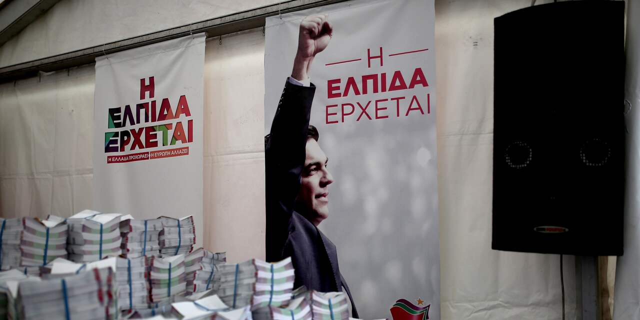 Griekse oppositiepartij Syriza in peiling ruim voor op regeringspartij ND