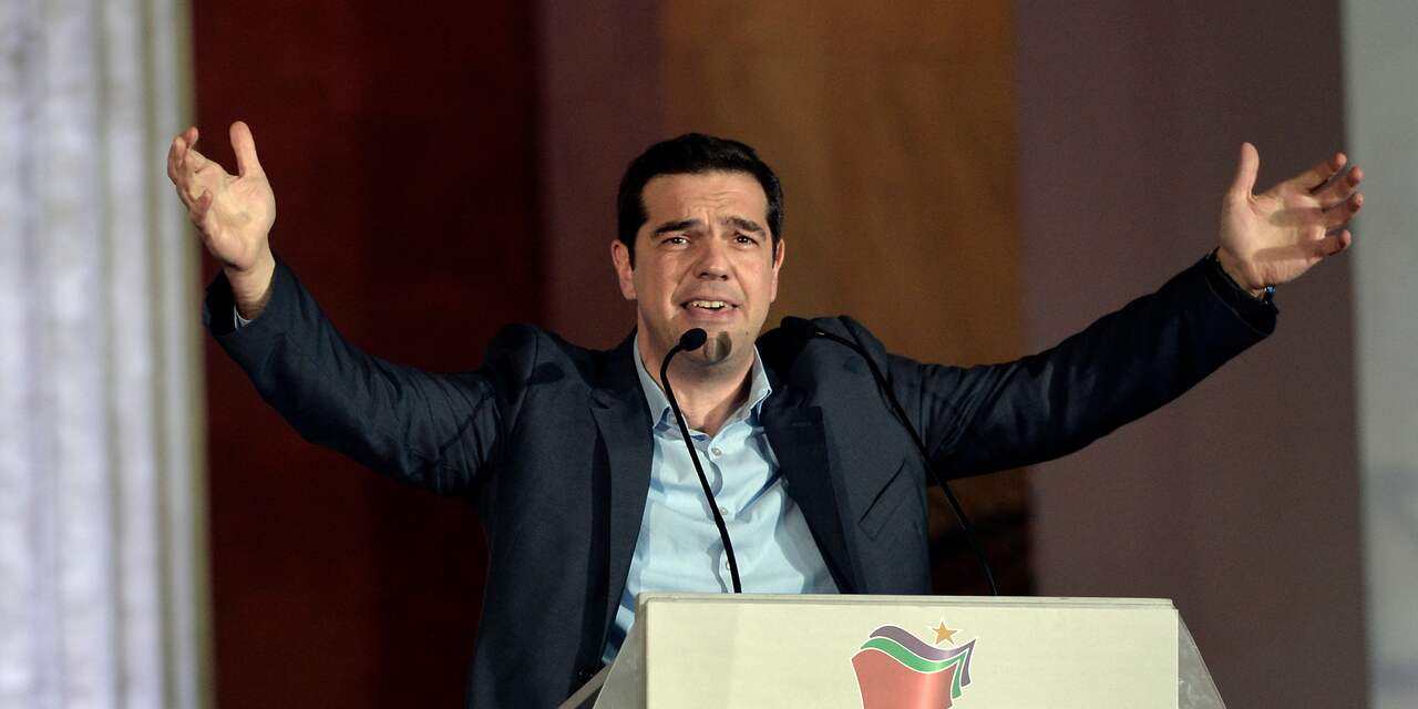 Winnaar Griekse verkiezingen Tsipras begint overleg over regering