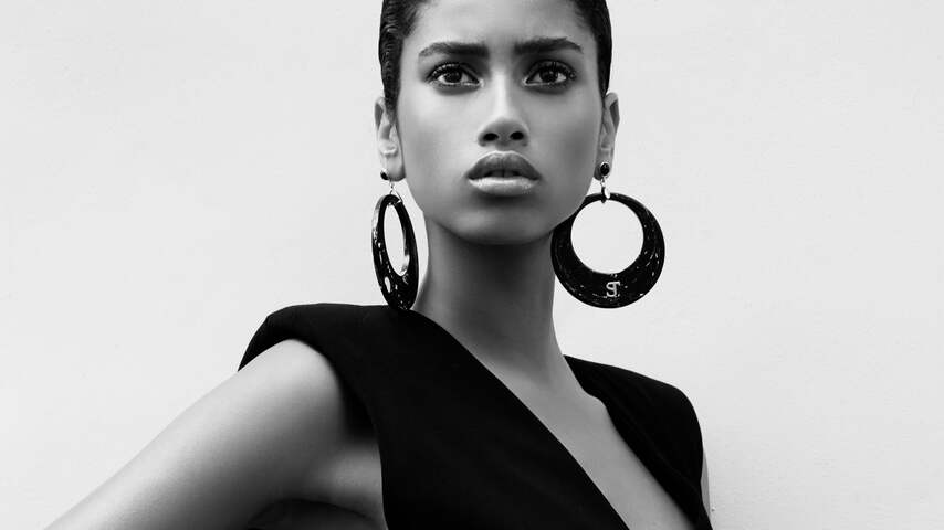 Topmodel Imaan Hammam in nieuwe campagne SuperTrash