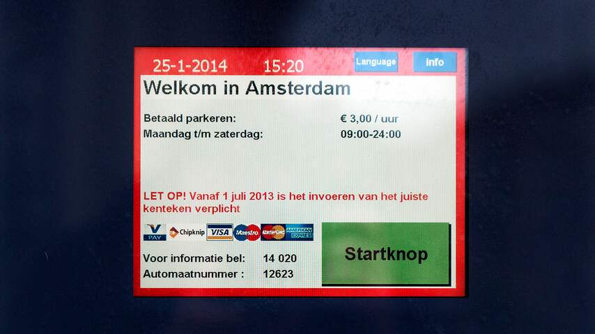 Parkeerinkomsten Amsterdam naar record