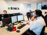 16-10-2014 Beurskoersen in beweging
Caption	AMSTERDAM - De salesafdeling van BinckBank. De Europese beurshandel verloopt zeer onrustig na de verkoopgolf van een dag eerder. De 