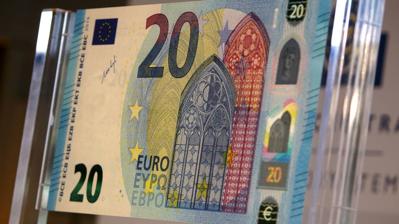 Nieuw biljet 20 euro woensdag in omloop