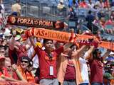 AS Roma-supporters in Amsterdam houden zich nog rustig