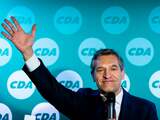 CDA-fractievoorzitter Sybrand Buma speecht tijdens de verkiezingsavond van zijn partij in Den Haag.