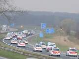 Actie politie zorgt voor file op A12 tussen Den Haag en Reeuwijk