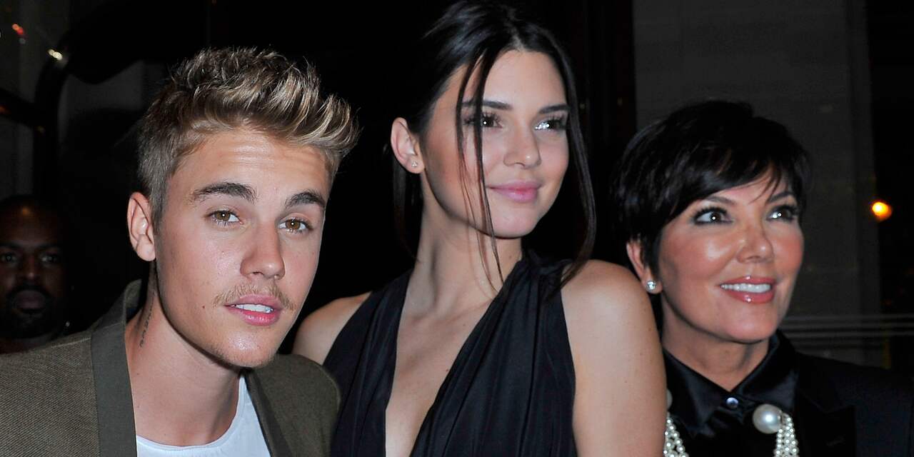 Justin Bieber intiem met Kendall Jenner