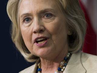 'Als Clinton geen grove fouten maakt, maakt ze een zeer goede kans in 2016'
