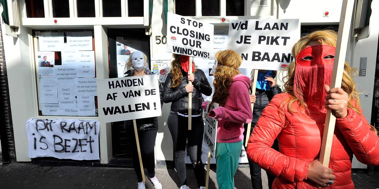 Prostituees beëindigen bezetting raampanden de Wallen