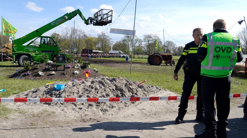 Ongeluk met hoogwerker in Oosterwolde