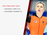 Olympisch programma 17 februari: deze Nederlanders komen in actie