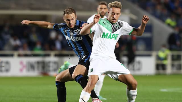 Teun Koopmeiners stond tegen Sassuolo voor het eerst in de basis bij Atalanta.