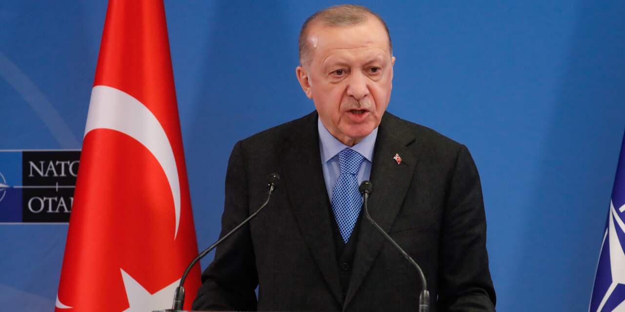 Turkse president Erdogan ontevreden over gesprekken met Zweden en Finland