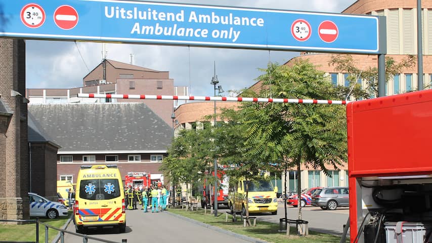 Ernstig gewonde na brand op spoedeisende hulp ziekenhuis Roermond 